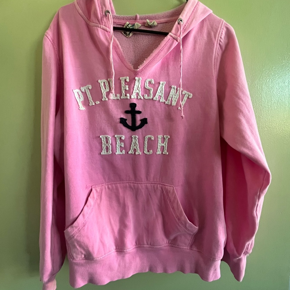 Hot Pink Hoodie. Size XL. Pt. Pleasant Beach